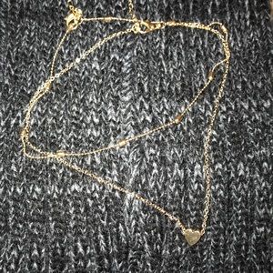 Gold heart choker 💛